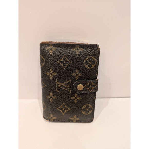 Louis Vuitton Monogram Porte Papier Zip Pass Case‎ Card Wallet Coin Authentic - Picture 1 of 13